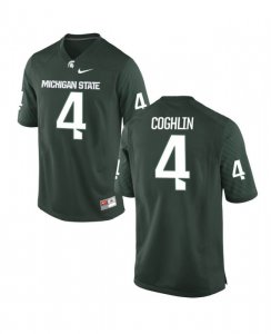 Men's Matt Coghlin Michigan State Spartans #4 Nike NCAA Green Authentic College Stitched Football Jersey JH50F74GZ